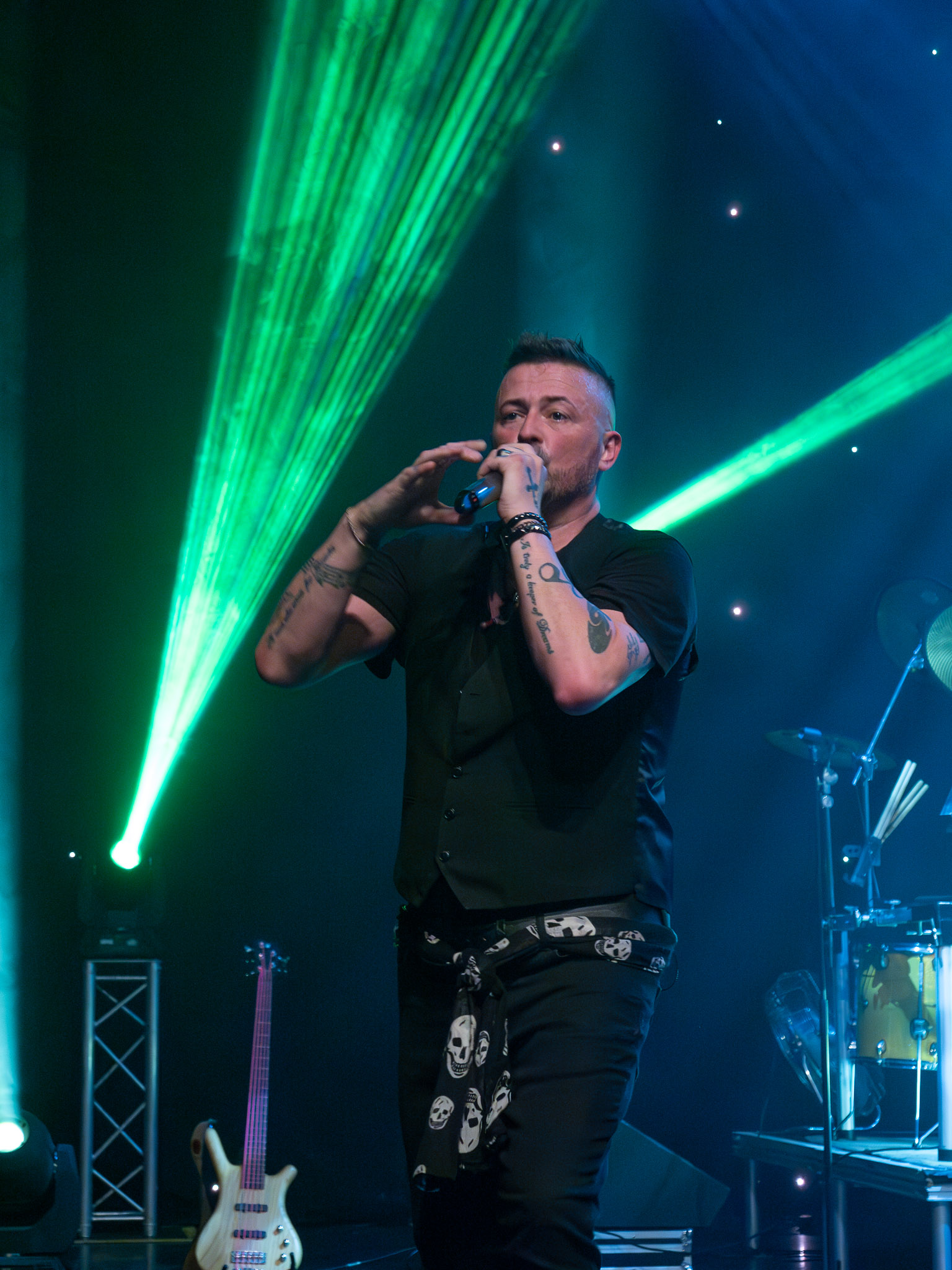 The Rubix Effect closing out their live set at Middleton Arena
