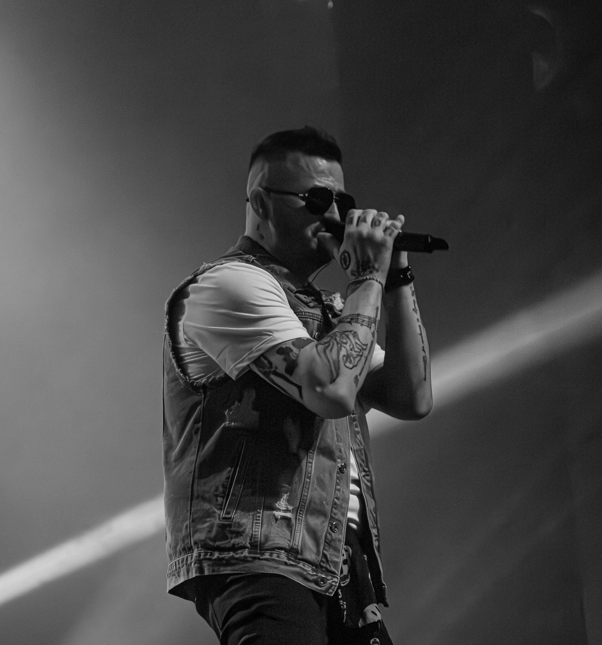 The Rubix Effect band members performing live at Middleton Arena