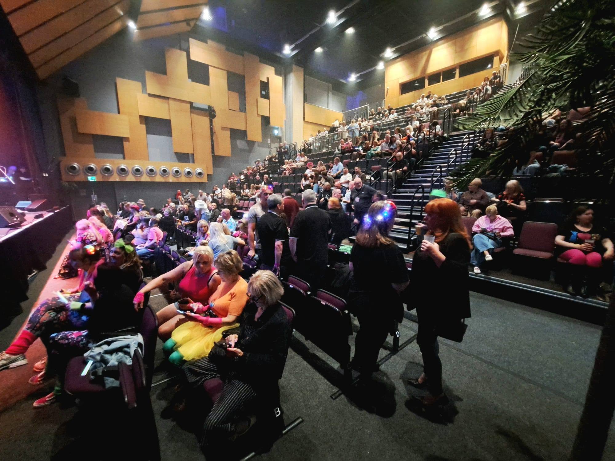 Crowd filling up the floor space at Middleton Arena venue
